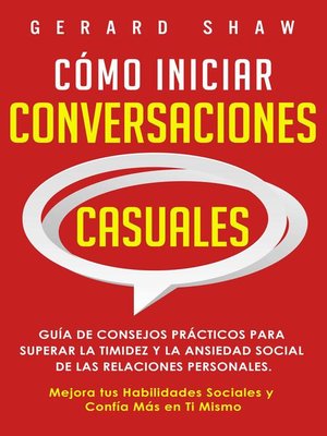 cover image of Cómo iniciar conversaciones casuales